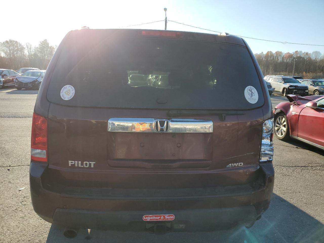 2011 Honda Pilot Exl VIN: 5FNYF4H58BB031087 Lot: 92664305