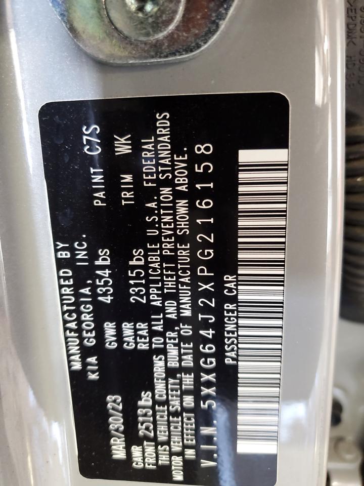 2023 Kia K5 Gt Line VIN: 5XXG64J2XPG216158 Lot: 93121615