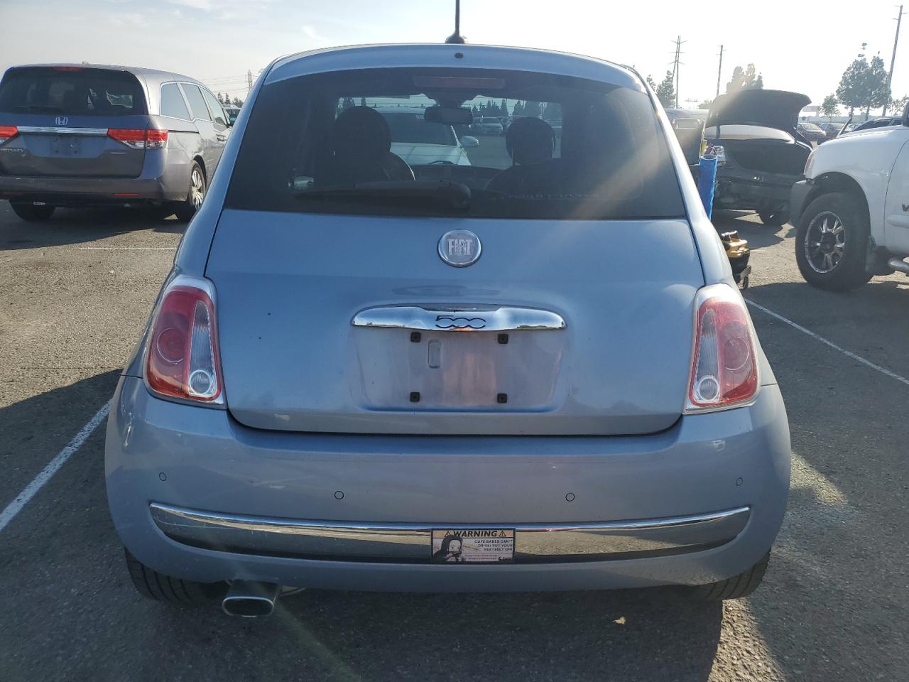 2013 Fiat 500 Lounge VIN: 3C3CFFCR7DT515406 Lot: 91243185