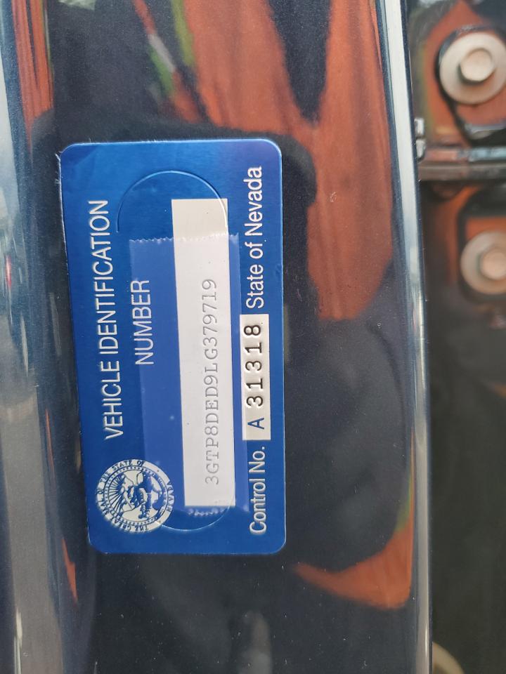 2020 GMC Sierra C1500 Slt VIN: 3GTP8DED9LG379719 Lot: 93285935