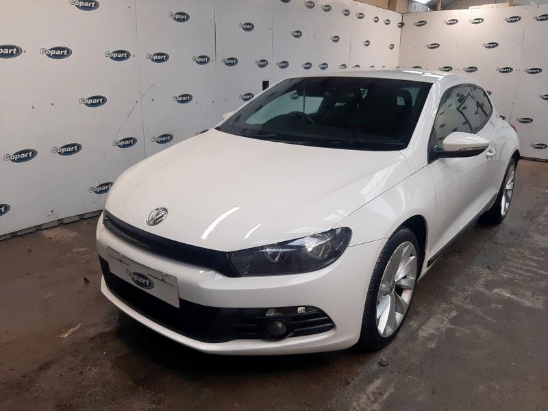 2012 VOLKSWAGEN SCIROCCO 2.0 TDI BLUEMOTION TECH GT 3DR [NAV/LEATHER] for sale at Copart BELFAST