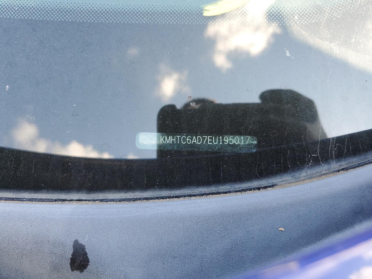 2014 Hyundai Veloster VIN: KMHTC6AD7EU195017 Lot: 93428695