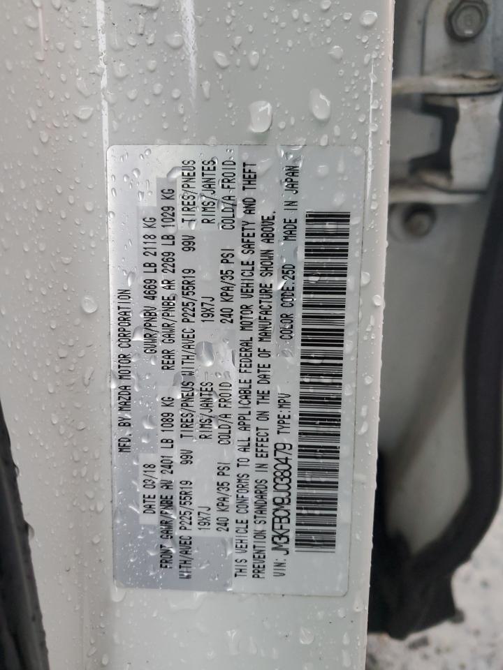 2018 Mazda Cx-5 Touring VIN: JM3KFBCM9J0380479 Lot: 93030965