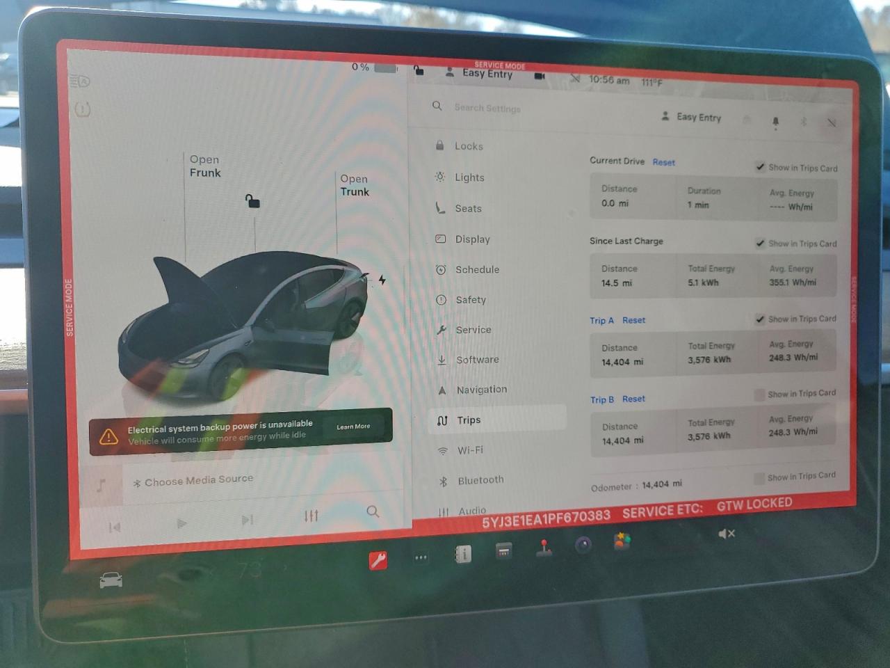 2023 Tesla Model 3 VIN: 5YJ3E1EA1PF670383 Lot: 93864075