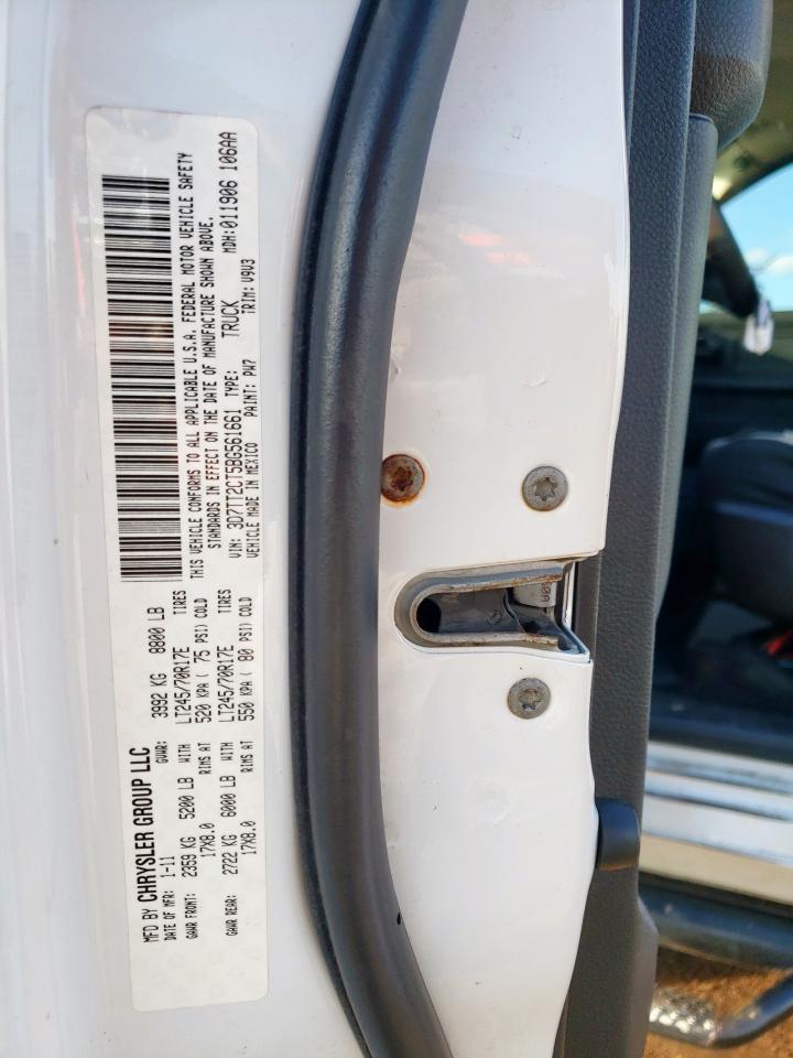 2011 Dodge Ram 2500 VIN: 3D7TT2CT5BG561661 Lot: 92294285