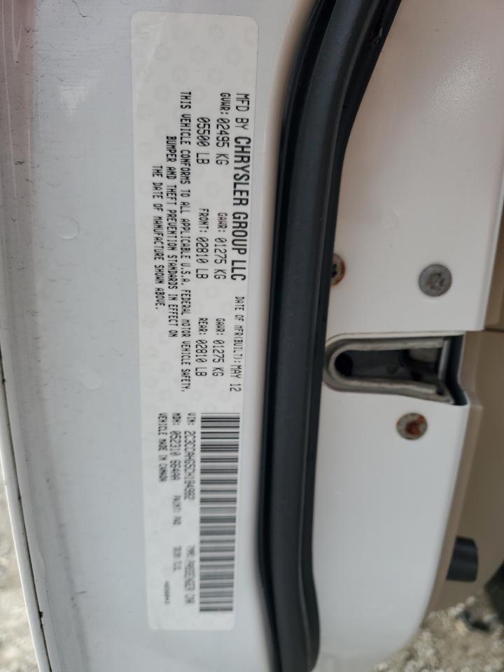 2012 Chrysler 300 Limited VIN: 2C3CCAHG5CH184982 Lot: 92119675