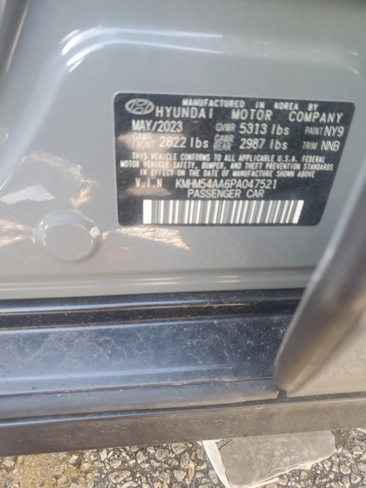 2023 Hyundai Ioniq 6 Limited VIN: KMHM54AA6PA047521 Lot: 92497125