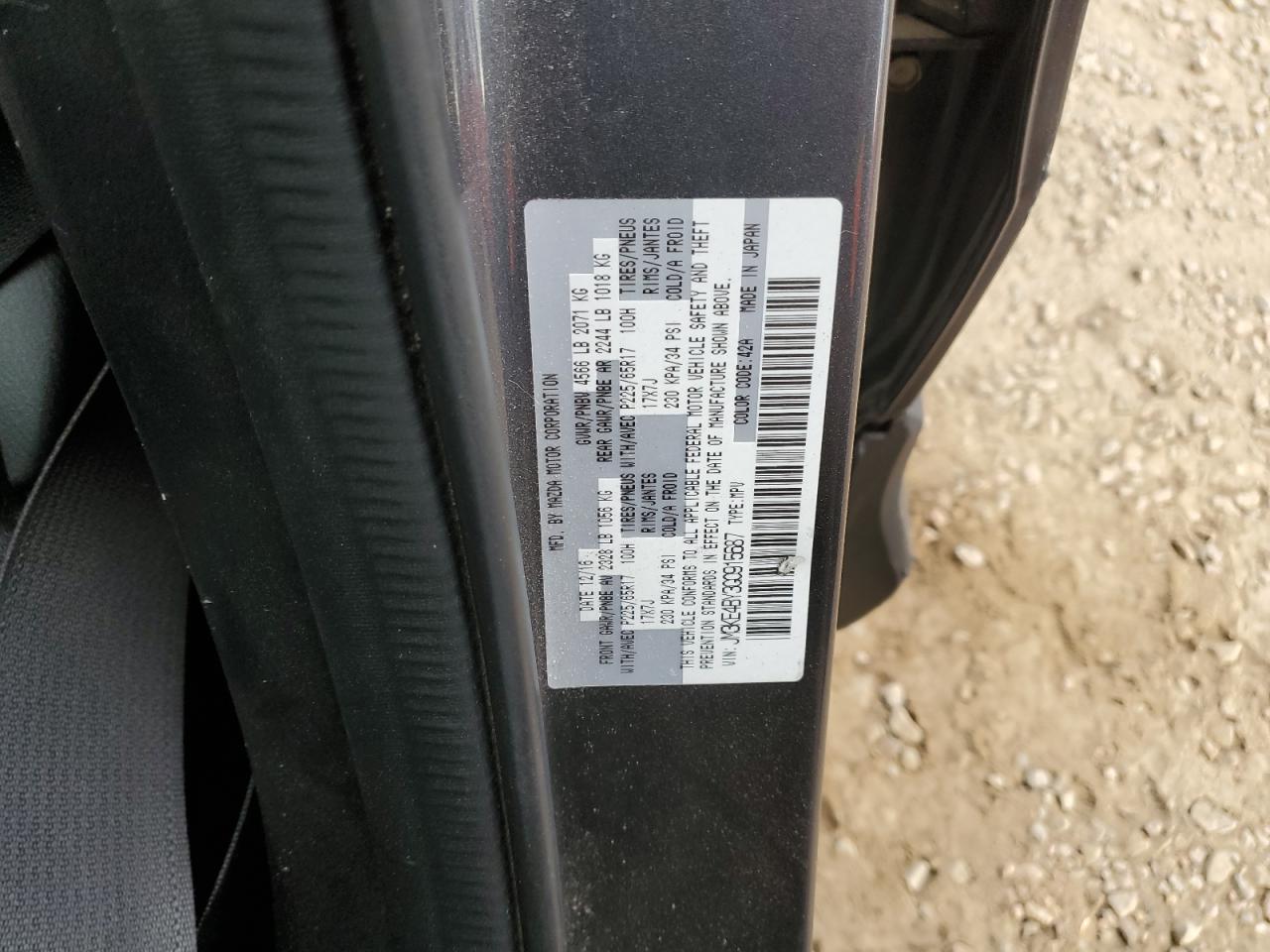 2016 Mazda Cx-5 Sport VIN: JM3KE4BY3G0915687 Lot: 91841805