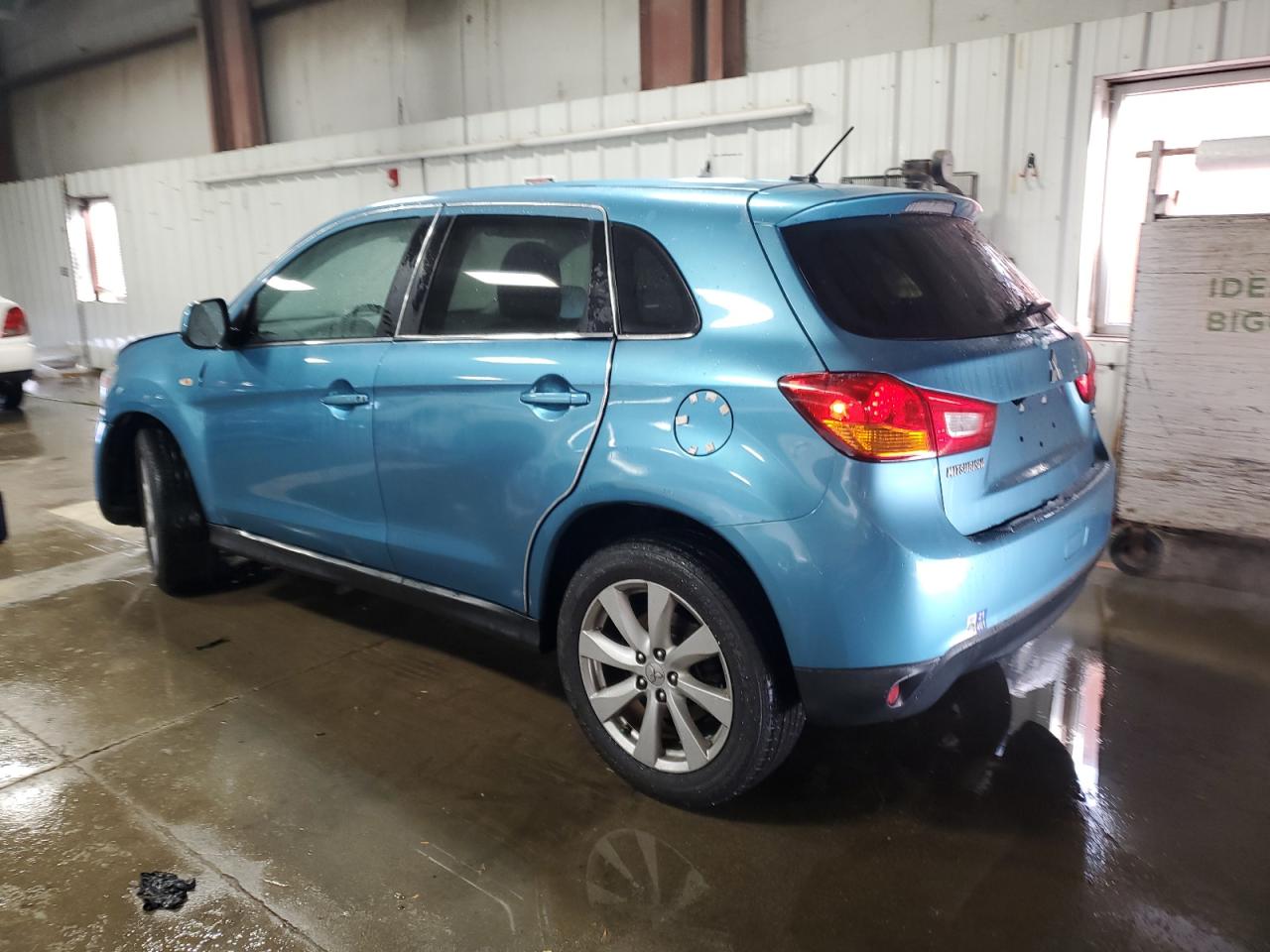 2014 Mitsubishi Outlander Sport Se blue suv gas 4A4AR4AU7EE029971 photo #3