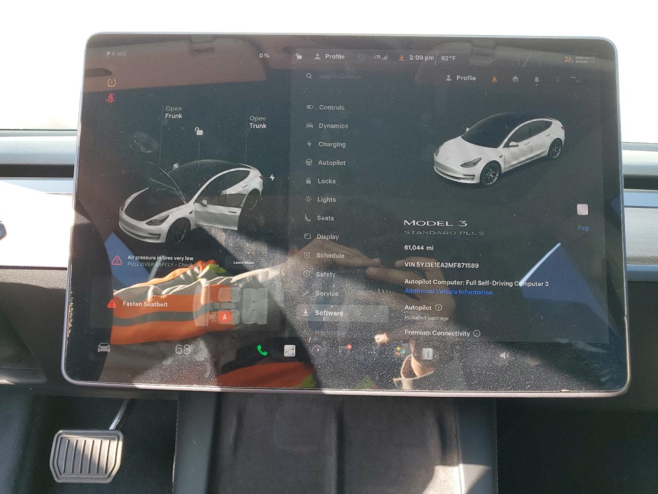 2021 Tesla Model 3 VIN: 5YJ3E1EA2MF871589 Lot: 89912355