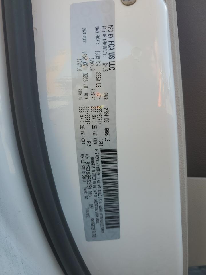 2017 Chrysler Pacifica Touring L VIN: 2C4RC1BG6HR526780 Lot: 92522655