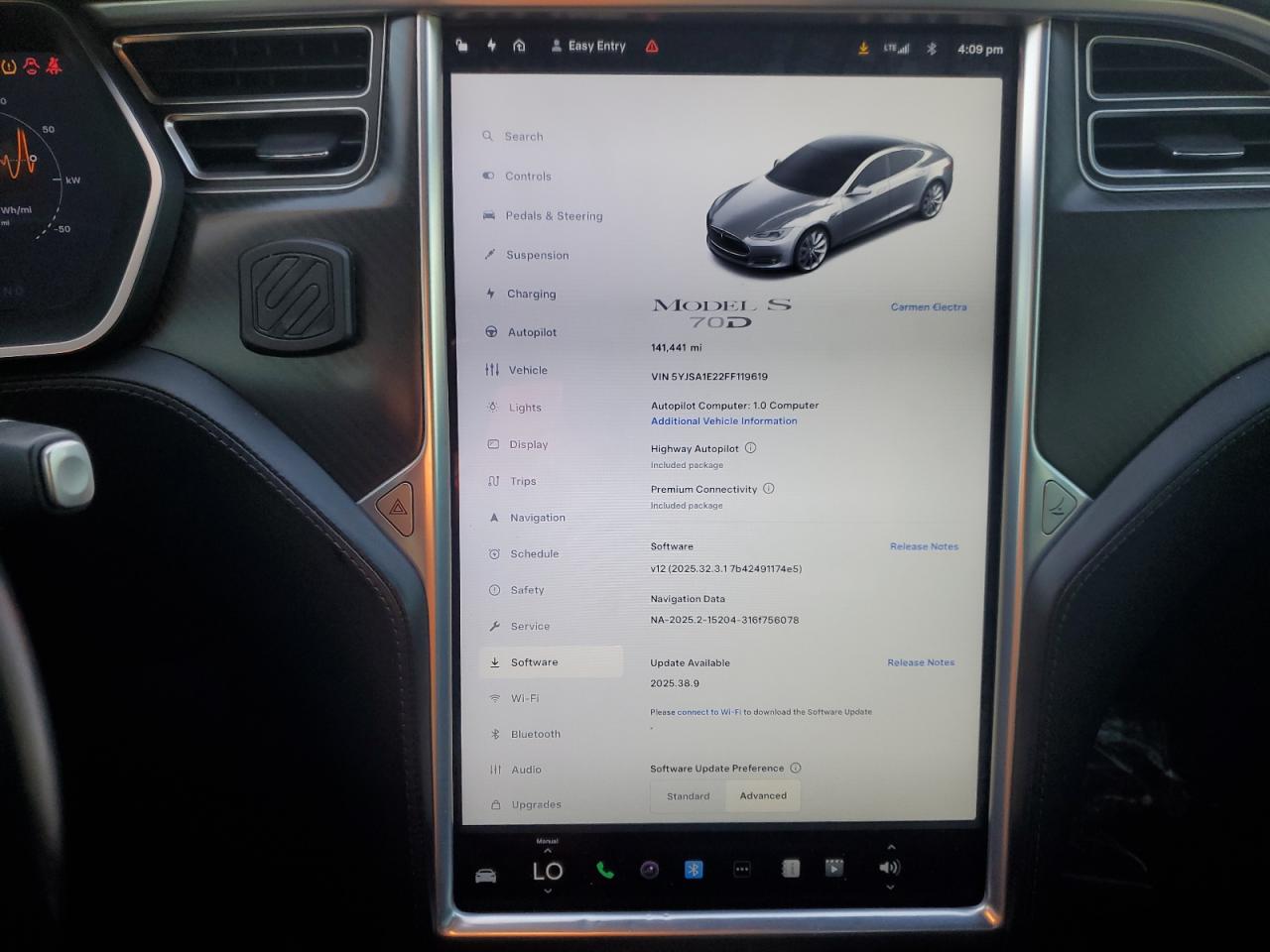 2015 Tesla Model S VIN: 5YJSA1E22FF119619 Lot: 93091905