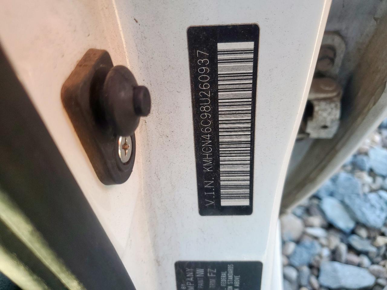 2008 Hyundai Accent Gls VIN: KMHCN46C98U260937 Lot: 92434065