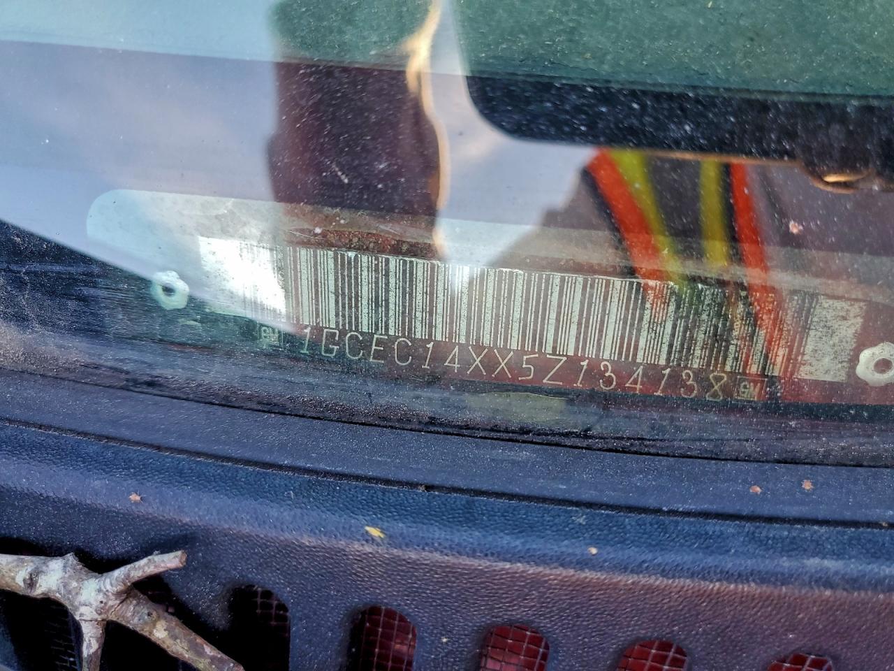 2005 Chevrolet Silverado C1500 VIN: 1GCEC14XX5Z134138 Lot: 93647095