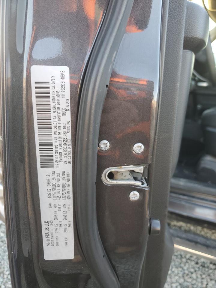 2019 Ram 2500 Tradesman VIN: 3C6UR5CL8KG551700 Lot: 91678505