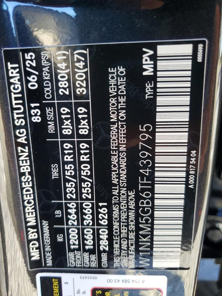 2026 Mercedes-Benz Glc 350E VIN: W1NKM5GB6TF439795 Lot: 92523285