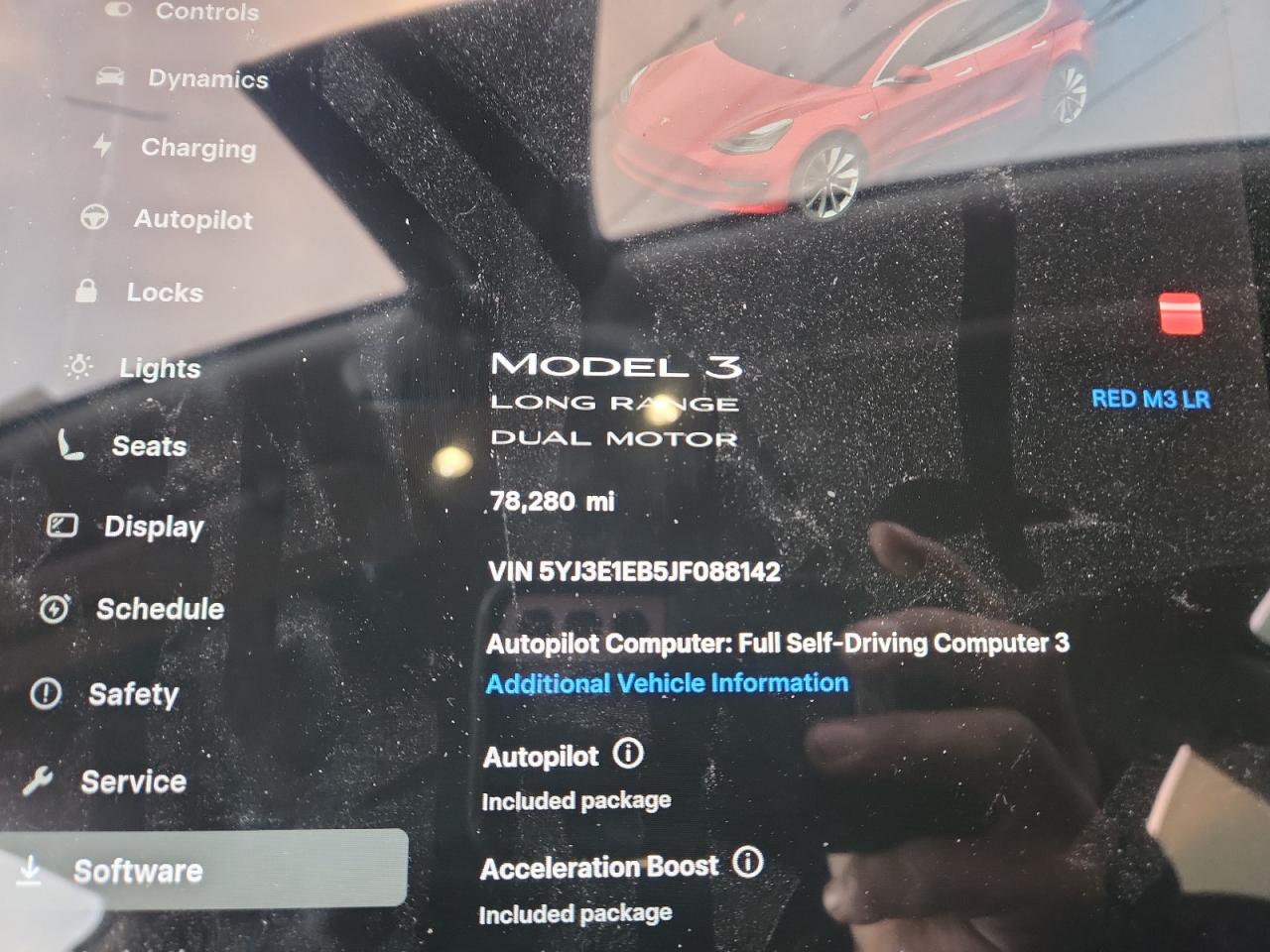 2018 Tesla Model 3 VIN: 5YJ3E1EB5JF088142 Lot: 93123855