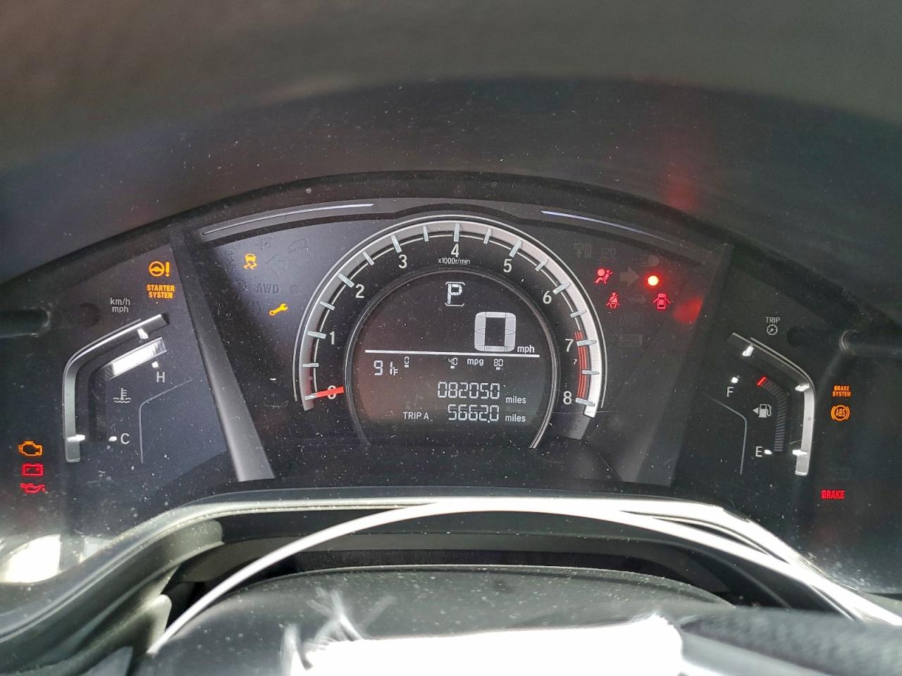 2019 Honda Cr-V Lx VIN: 2HKRW5H34KH422683 Lot: 94061355