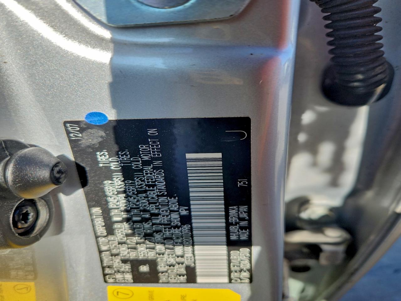 2008 Toyota Highlander Hybrid Limited VIN: JTEEW44AX82010996 Lot: 91265785