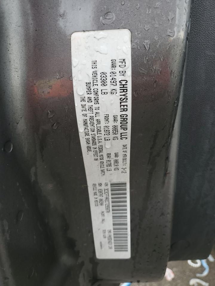 2012 Fiat 500 Pop VIN: 3C3CFFAR2CT295870 Lot: 91989225