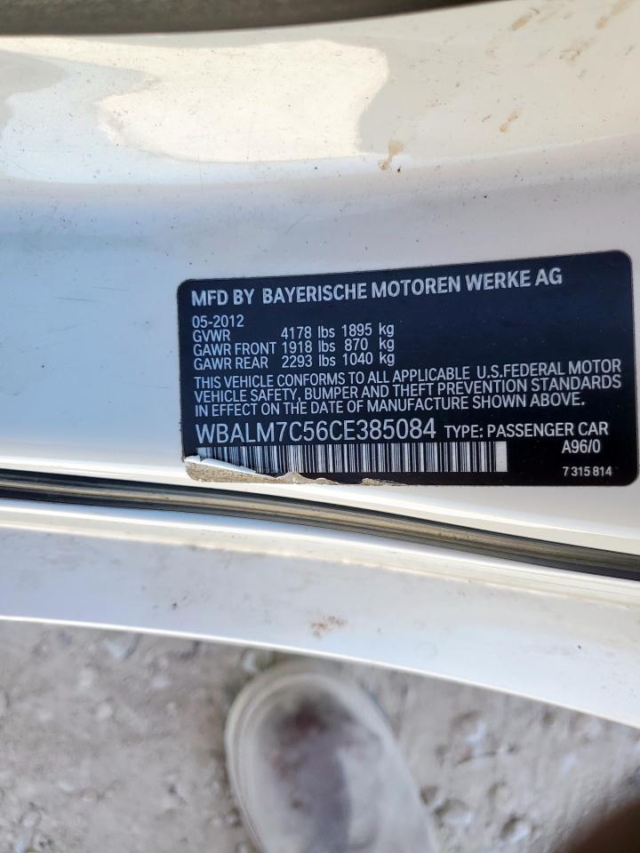 2012 BMW Z4 Sdrive35I VIN: WBALM7C56CE385084 Lot: 91785055