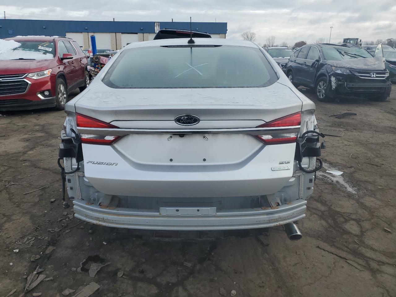2017 Ford Fusion Se VIN: 3FA6P0HD9HR405403 Lot: 91883325