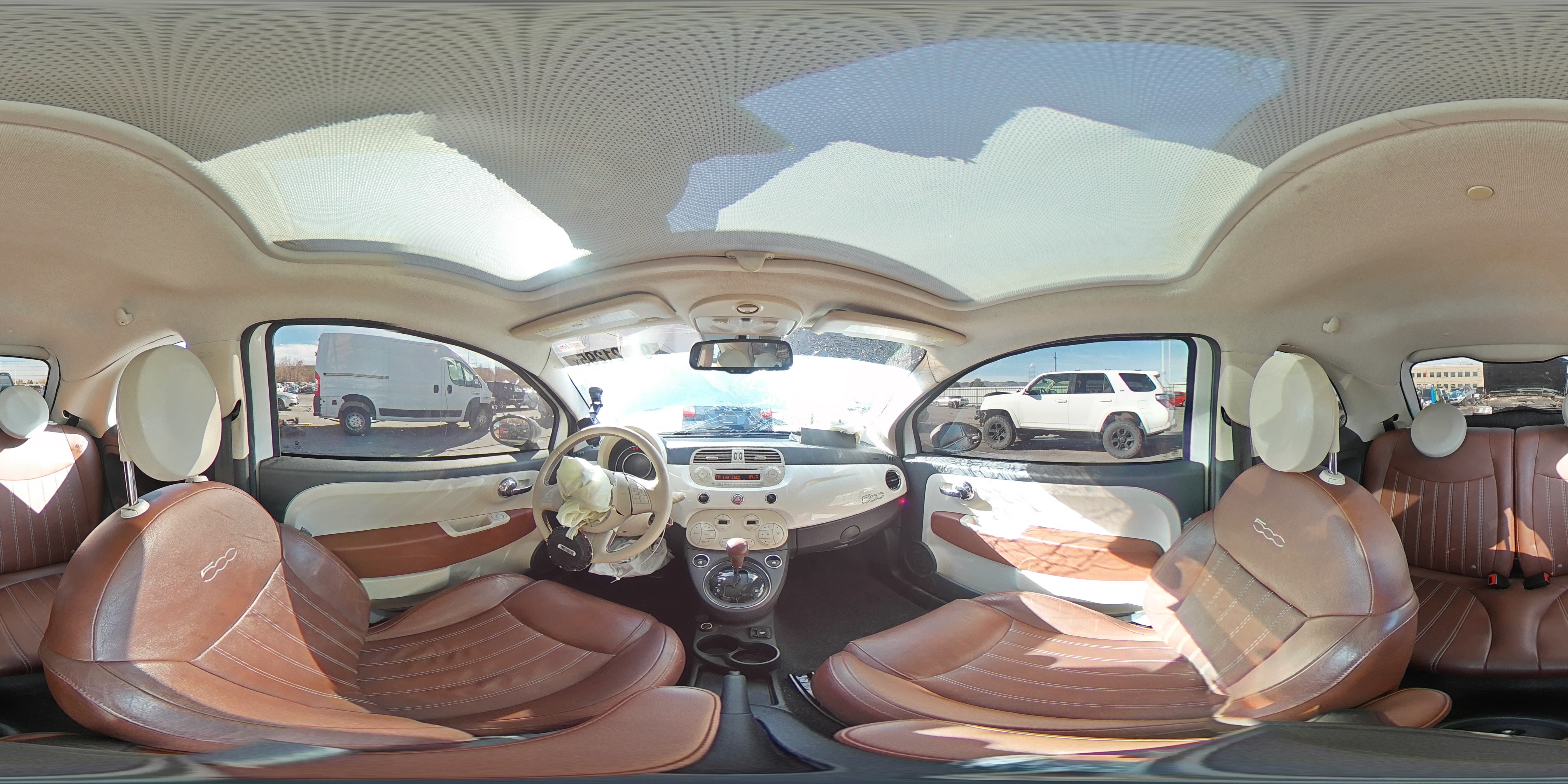 2015 Fiat 500 Lounge VIN: 3C3CFFCR3FT508262 Lot: 92121295