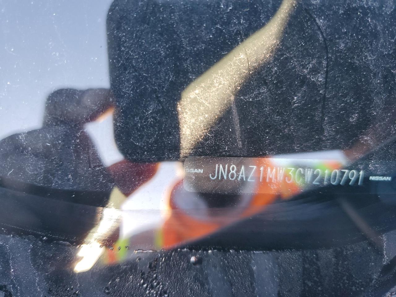 2012 Nissan Murano S VIN: JN8AZ1MW3CW210791 Lot: 91026185