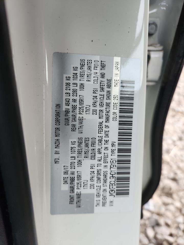 2017 Mazda Cx-5 Touring VIN: JM3KFBCL9H0179151 Lot: 93308725