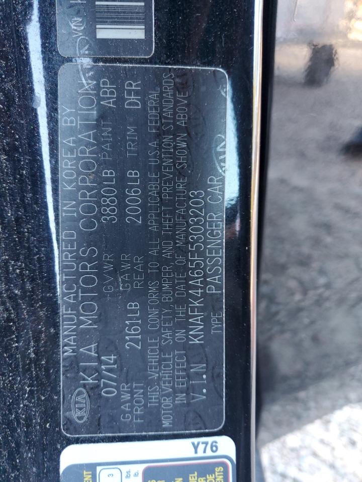 2015 Kia Forte Lx VIN: KNAFK4A65F5303203 Lot: 92439285