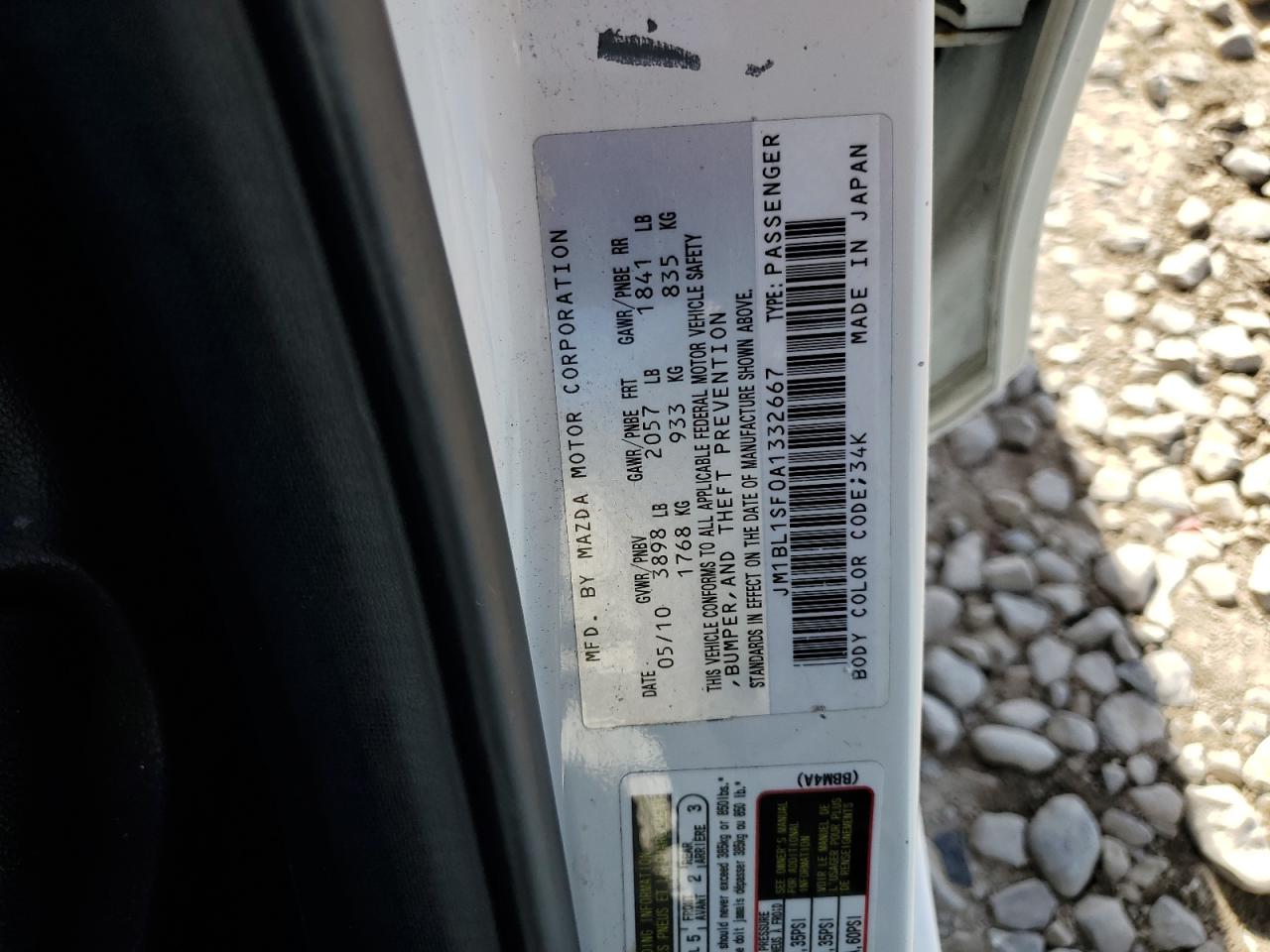 2010 Mazda 3 I VIN: JM1BL1SF0A1332667 Lot: 91606175