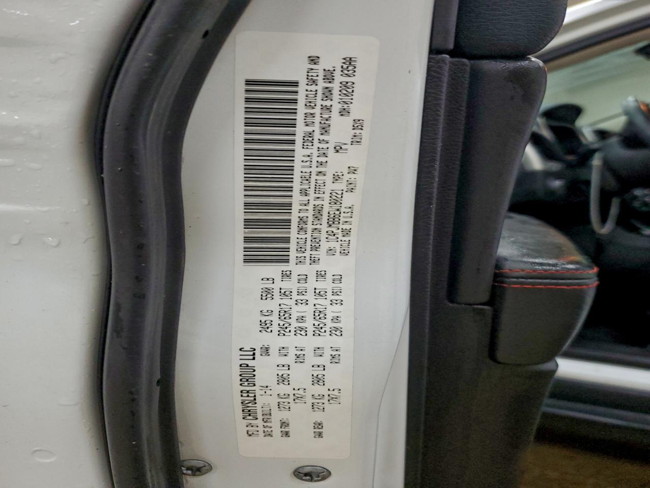 2014 Jeep Cherokee Trailhawk VIN: 1C4PJMBB6EW180221 Lot: 93863265