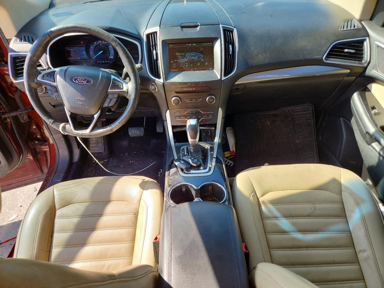 2015 Ford Edge Sel VIN: 2FMTK4J84FBB77897 Lot: 91437145