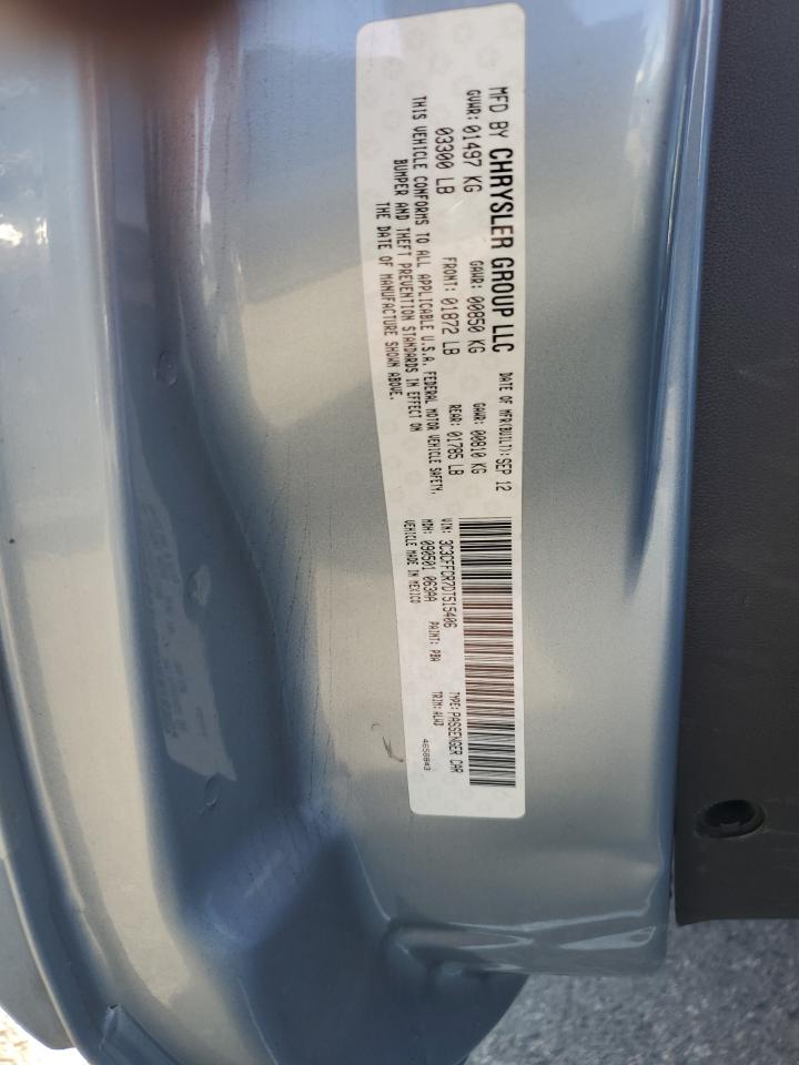 2013 Fiat 500 Lounge VIN: 3C3CFFCR7DT515406 Lot: 91243185