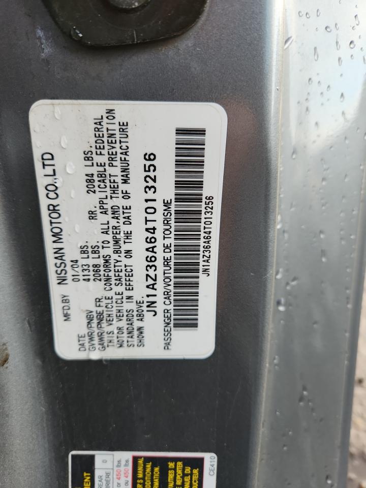 2004 Nissan 350Z Roadster VIN: JN1AZ36A64T013256 Lot: 93916195