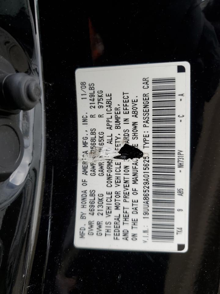 2009 Acura Tl VIN: 19UUA86529A015625 Lot: 92735935