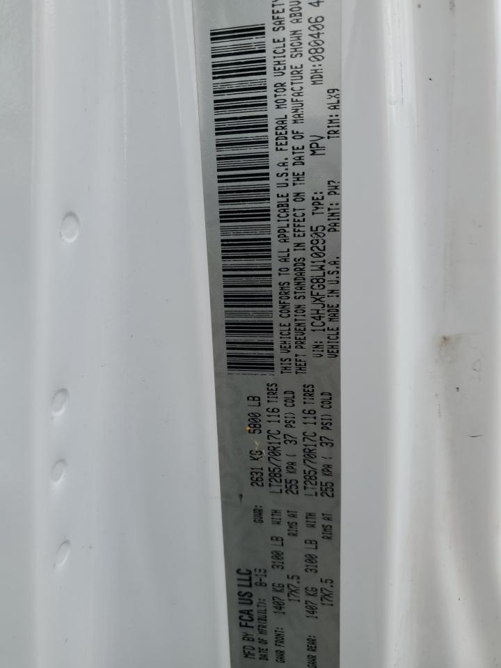 2020 Jeep Wrangler Unlimited Rubicon VIN: 1C4HJXFG8LW102905 Lot: 92720645