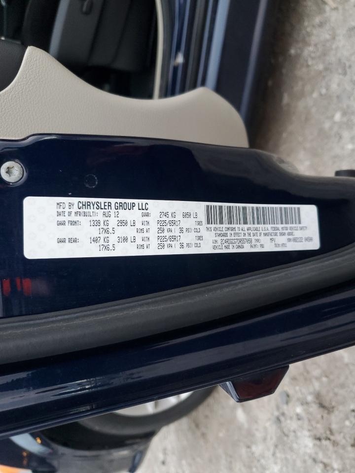 2013 Dodge Grand Caravan Sxt VIN: 2C4RDGCG7DR557058 Lot: 93123355