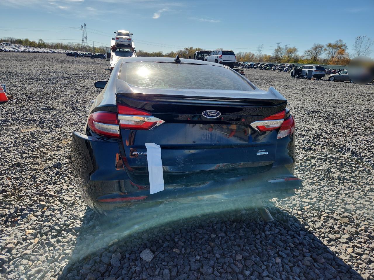 2019 Ford Fusion Se VIN: 3FA6P0HD1KR164329 Lot: 91629685