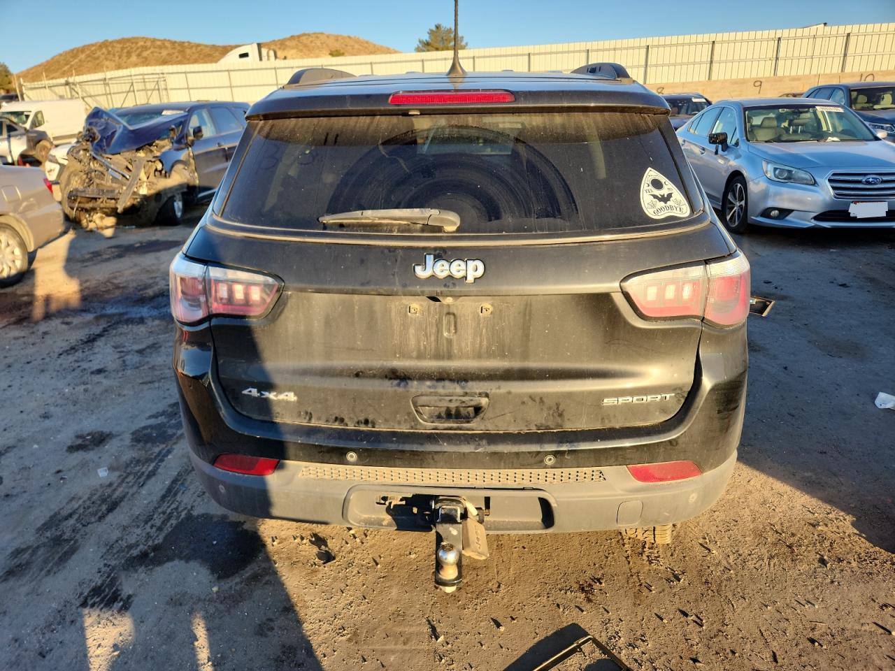 2018 Jeep Compass Sport VIN: 3C4NJDAB2JT153638 Lot: 90944245