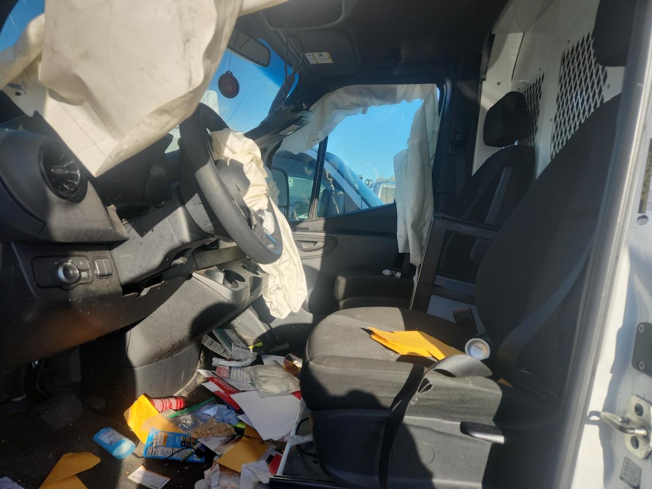 2022 Mercedes Benz Sprinter 2500 Utility / Service Van VIN: W1Y4DBHY1NT091843 Lot: 92477135