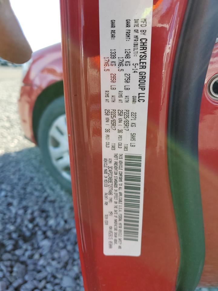 2014 Dodge Journey Se VIN: 3C4PDCAB9ET277406 Lot: 93042225