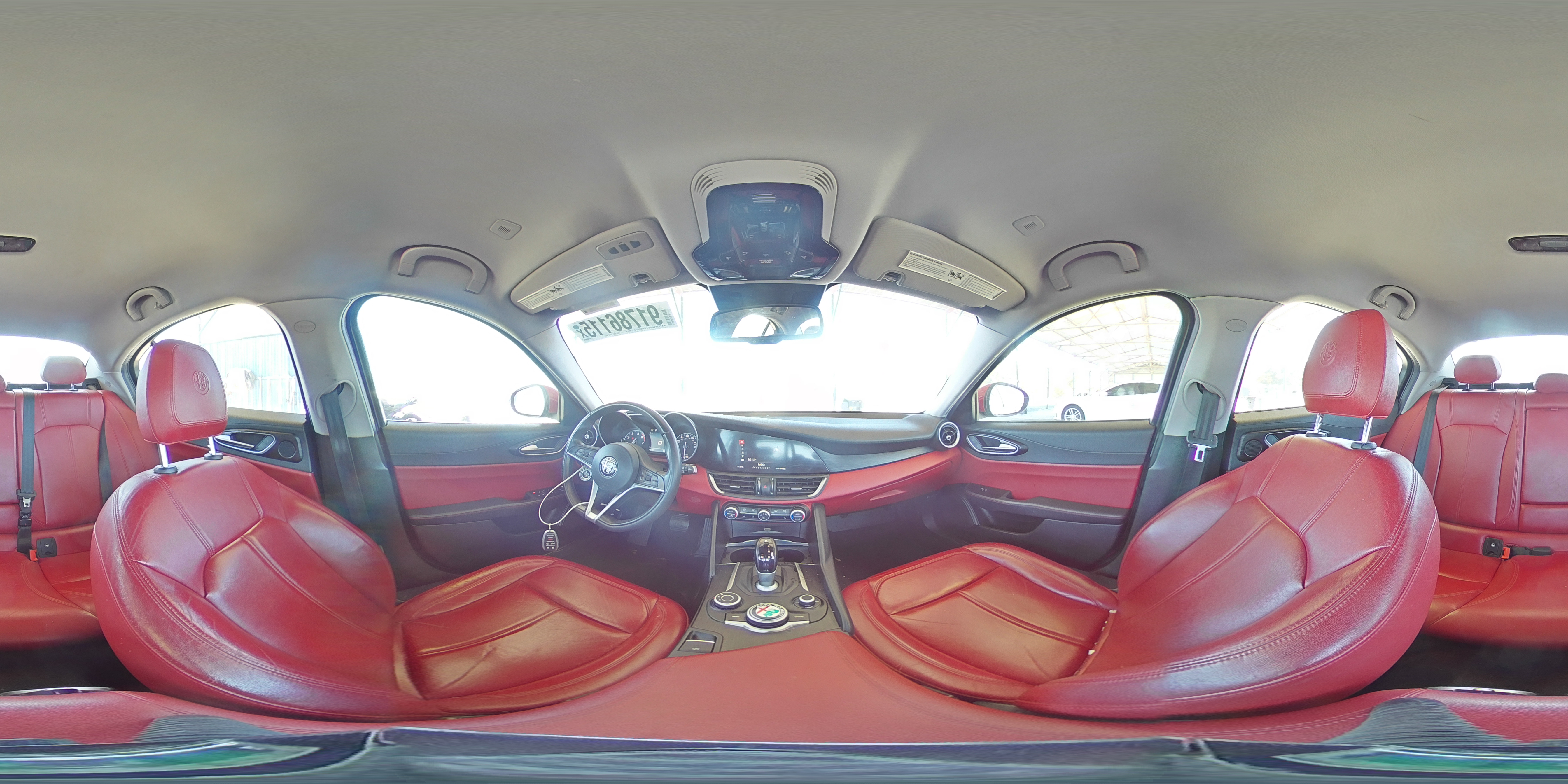 2017 Alfa Romeo Giulia Q4 VIN: ZARFAEDN6H7540990 Lot: 91786115