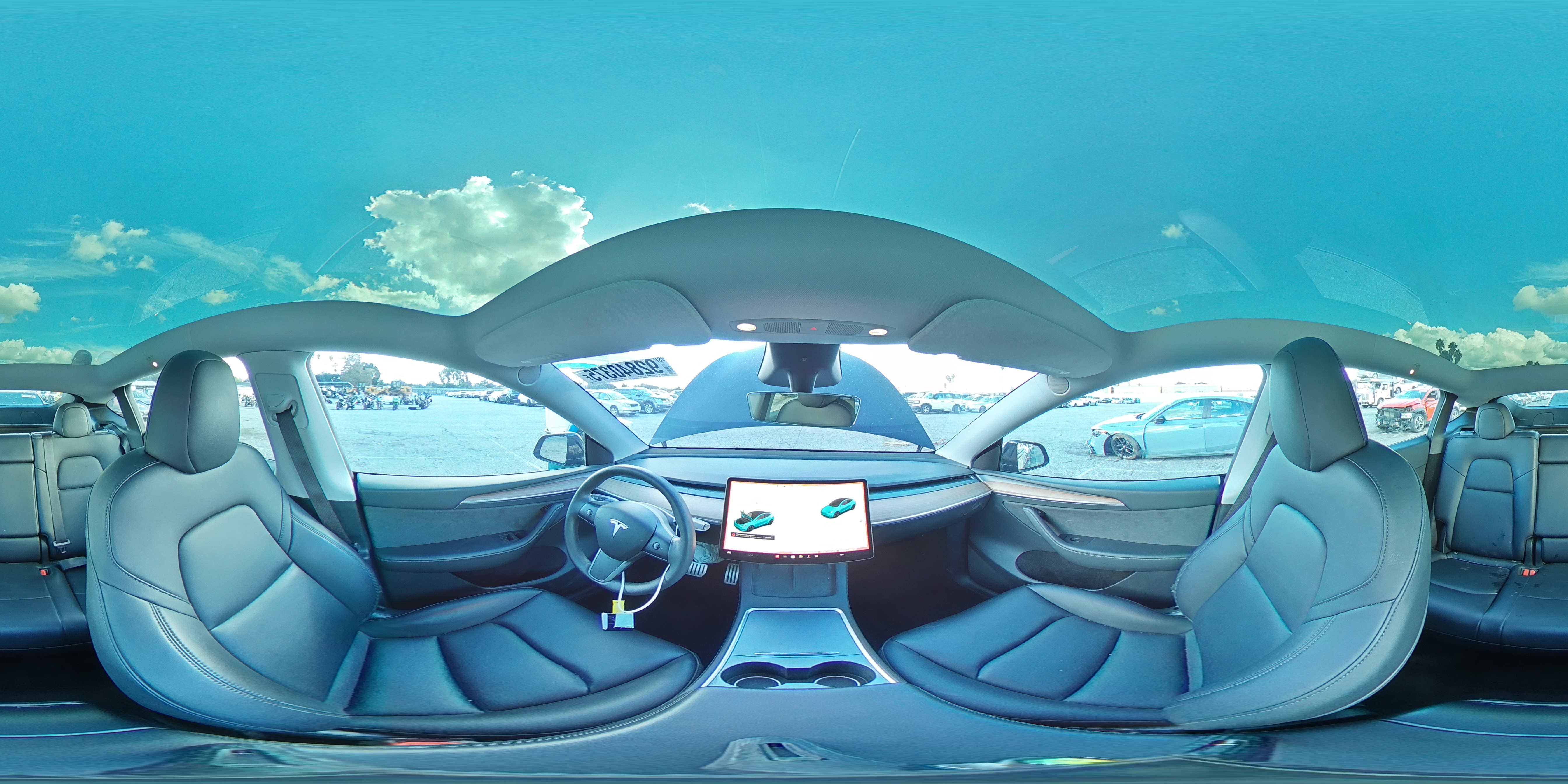 2023 Tesla Model Y VIN: 7SAYGDEFXPF897149 Lot: 92840375