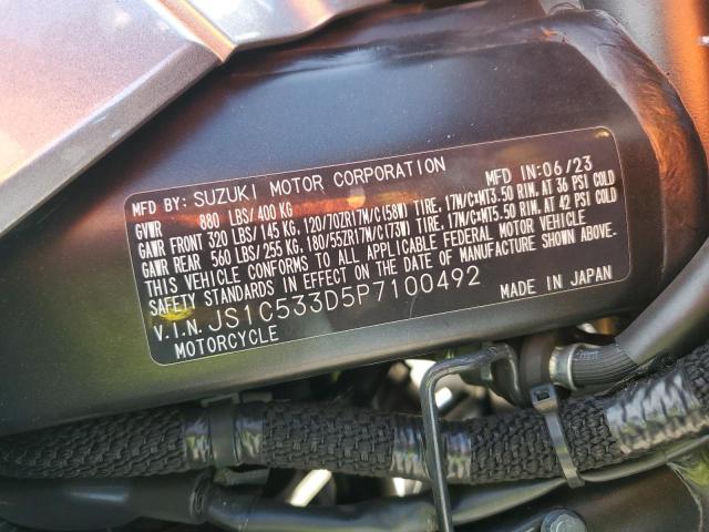 2023 SUZUKI GSX-S750 M  