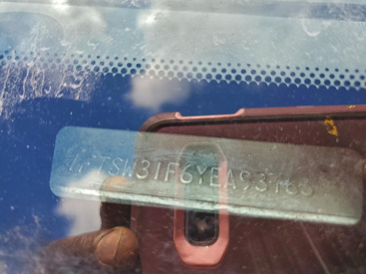 2000 Ford F350 Srw Super Duty VIN: 1FTSW31F6YEA93763 Lot: 93537605