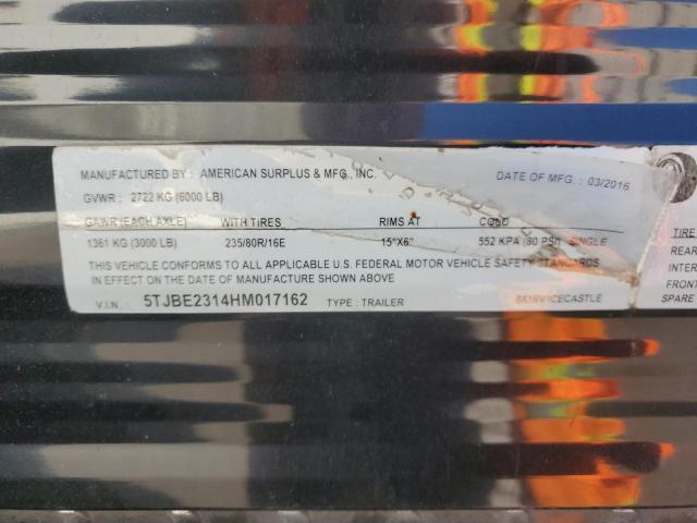 2017 JERX M-8X16 MILLE LACS HY