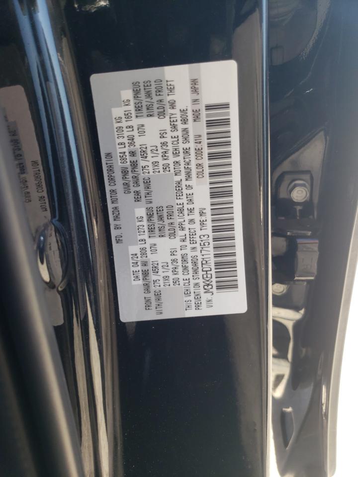 2024 Mazda Cx-90 Premium Plus VIN: JM3KKEHD7R1171513 Lot: 92536155