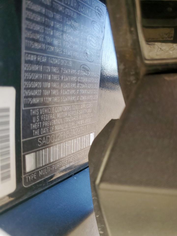 2018 Jaguar F-Pace Premium VIN: SADCJ2FN5JA290311 Lot: 91210335