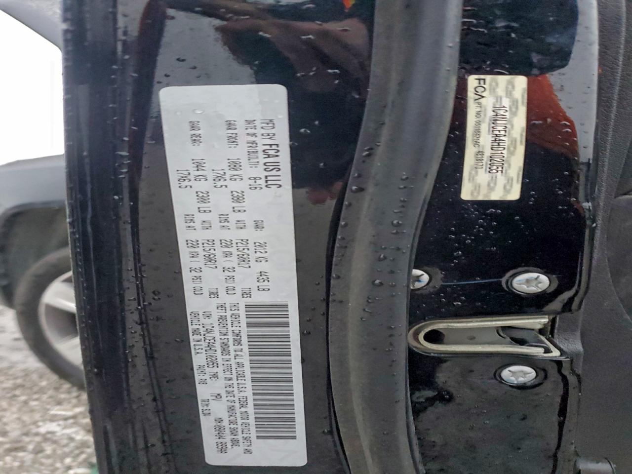 2017 Jeep Compass Latitude VIN: 1C4NJCEA4HD102055 Lot: 94694335